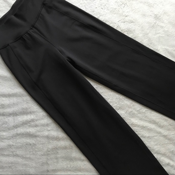 lululemon athletica Pants - Lululemon Stillness Pant Black Wide Leg Yoga Luon